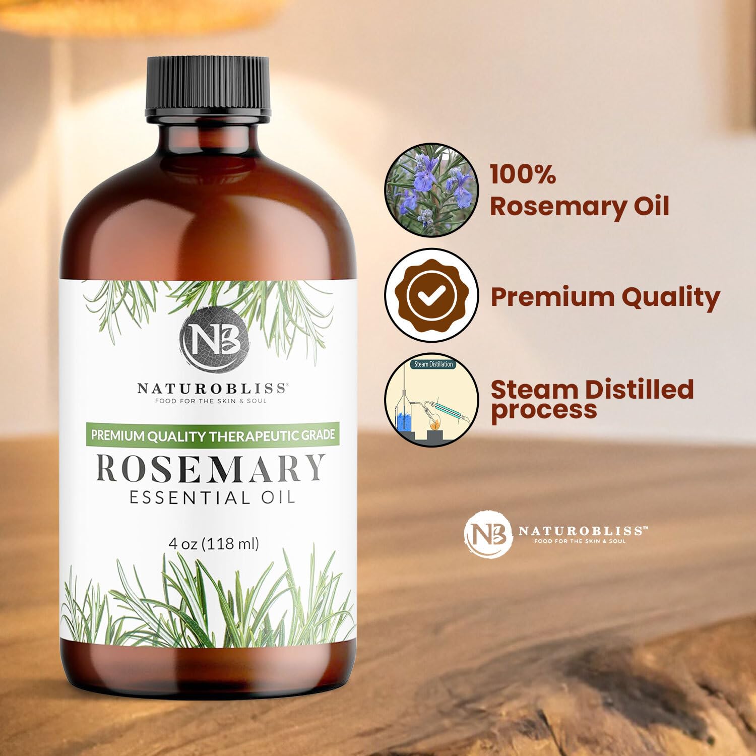 NaturoBliss producto en baño estilo spa para uso cosmético
