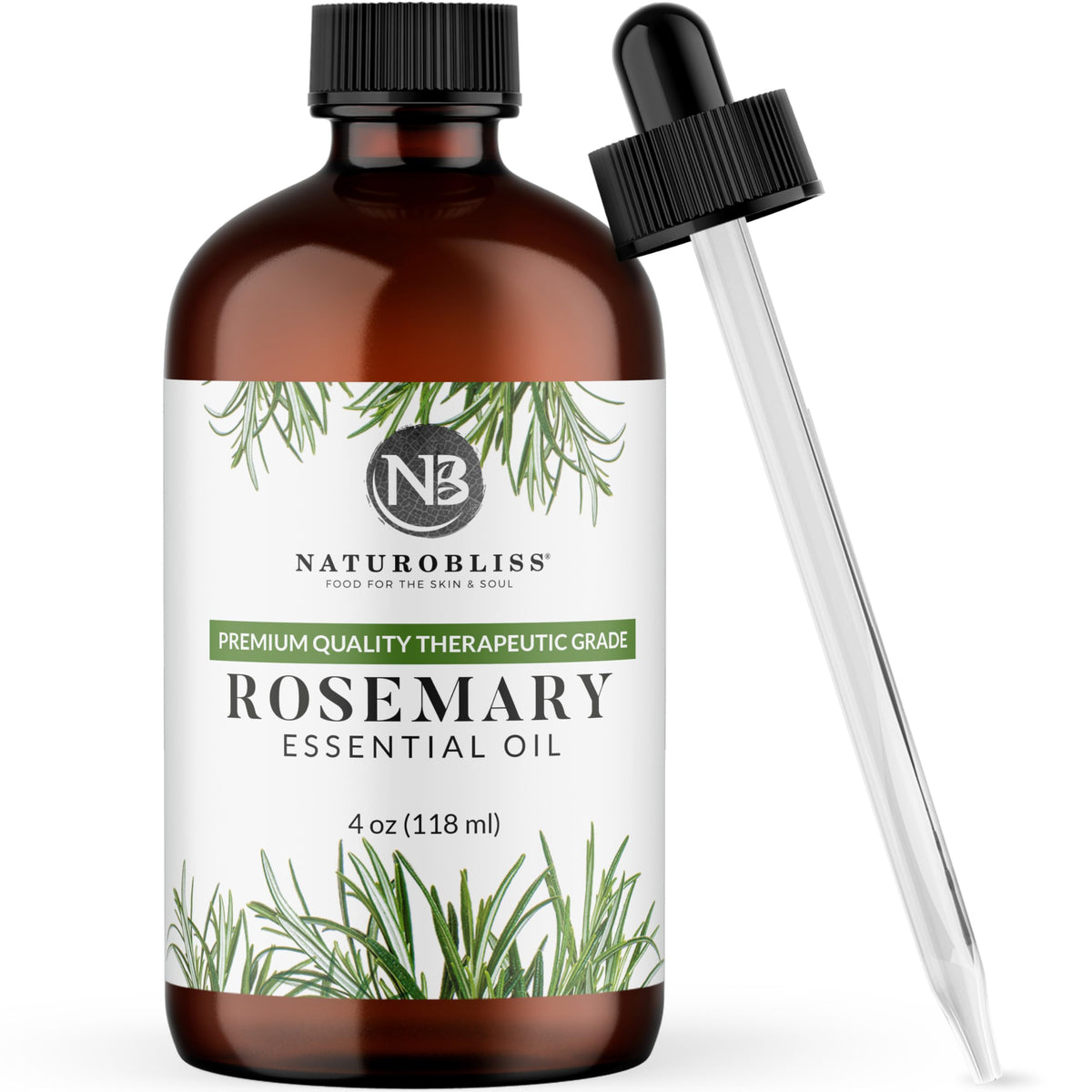 NaturoBliss botella frontal mostrando aceite puro y protección UV