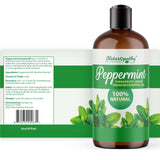 NATUROPATHY NATURE. THERAPY. BEAUTY detalle del gotero y textura, pureza visible