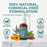 Naturva gota de la solución herbal destacando su textura ligera y puro aroma