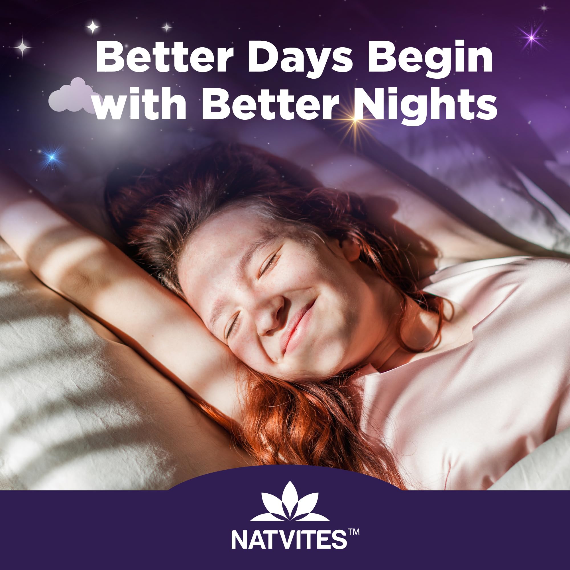 Natvites gomita en mesita de noche sugiriendo uso antes de dormir