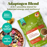 Navitas Organics batido listo para beber ilustra mezcla fácil en batidos