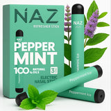 Naz frente del empaque mostrando el diseño y conveniencia