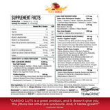 Polvo de Cardio Cuts 4.0 NDS Nutrition en primer plano mostrando textura fina y mezcla fácil