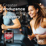 NDS Nutrition bebida mezclada en vaso lista antes del entrenamiento