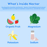 Persona usando Nectar tras ejercicio para recuperación rápida