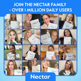 Nectar botella preparada en mano para hidratación instantánea post ejercicio