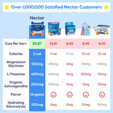 Nectar Calm sobre individual listo para disolver, práctico para llevar