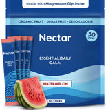 Nectar envase frontal sabor sandía mostrando presentación y beneficio calmante