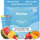 Nectar empaque frontal mostrando 30 sobres y beneficios de energía