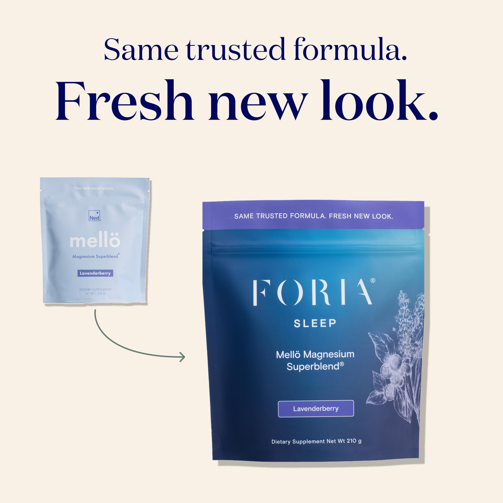 Ned Foria Mellö polvo textura cercana que destaca la finura y mezcla mineral