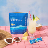 Nello bebida preparada en vaso, sabor Passion Colada y aspecto refrescante