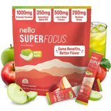 Nello Superfocus frontal del empaque mostrando diseño y conveniencia