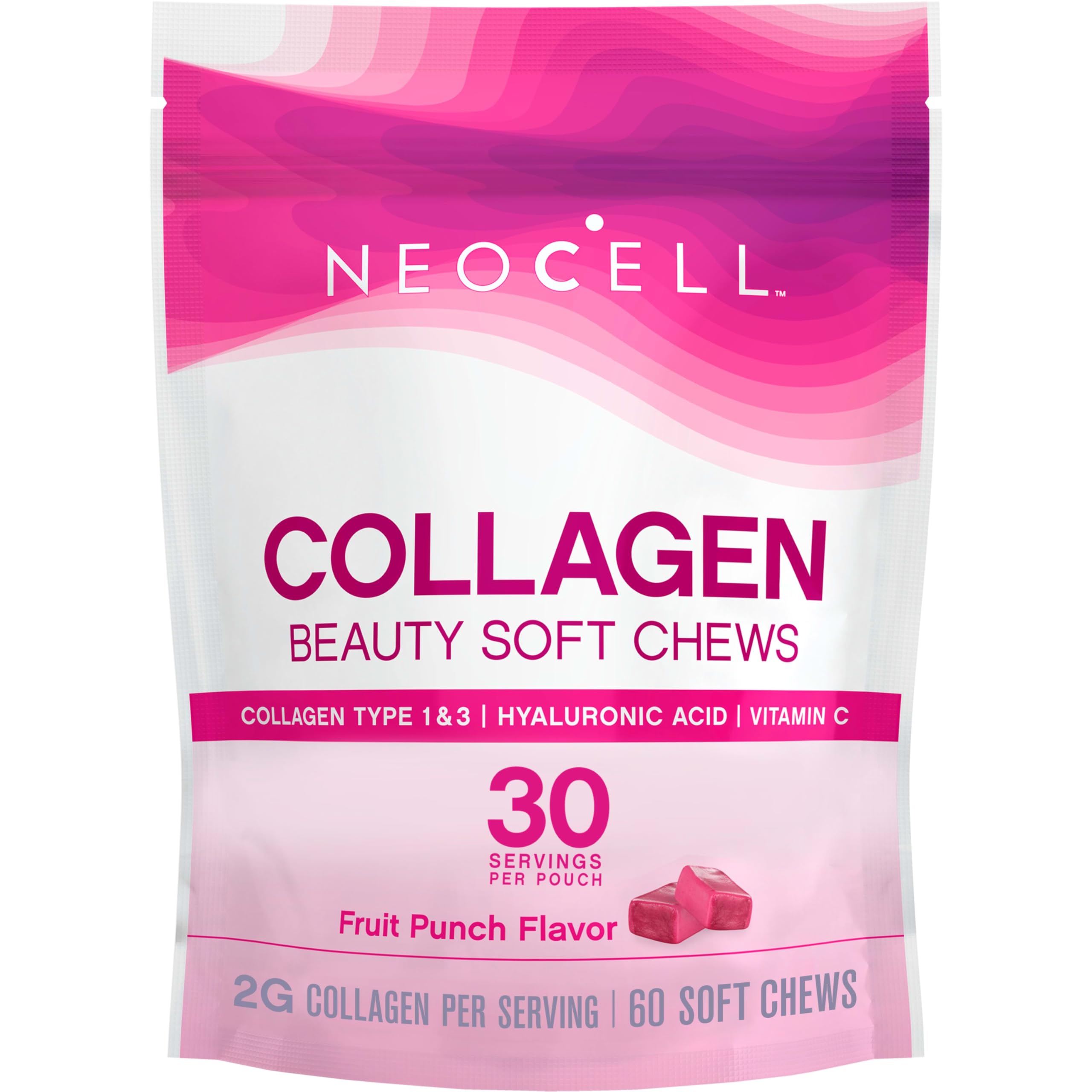 NeoCell envase frontal mostrando gomitas y beneficios visibles