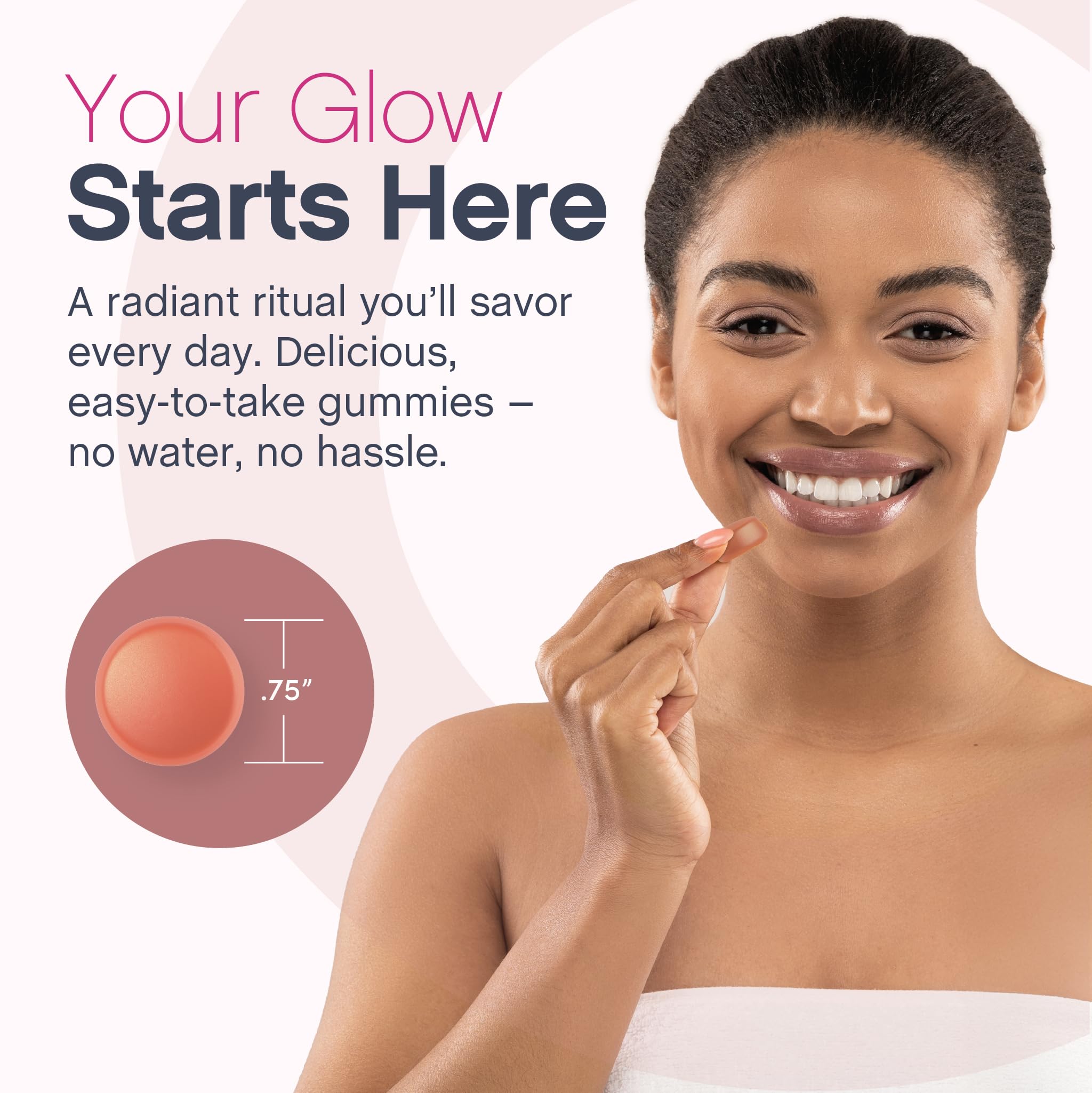 NeoCell gomitas junto a productos de belleza para integrar en rutina