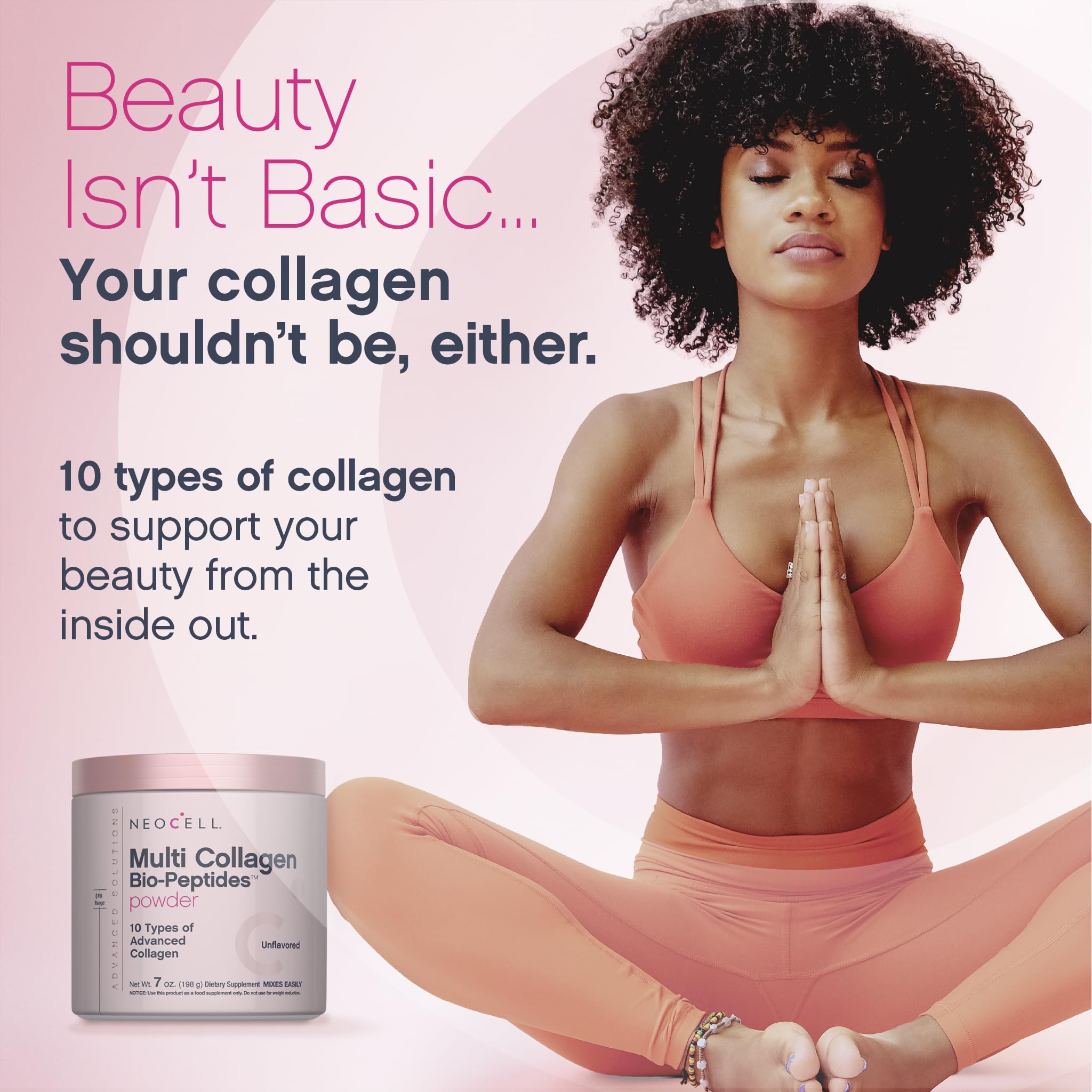 Persona activa usando NeoCell Multi Collagen reforzando apoyo a rutina de bienestar