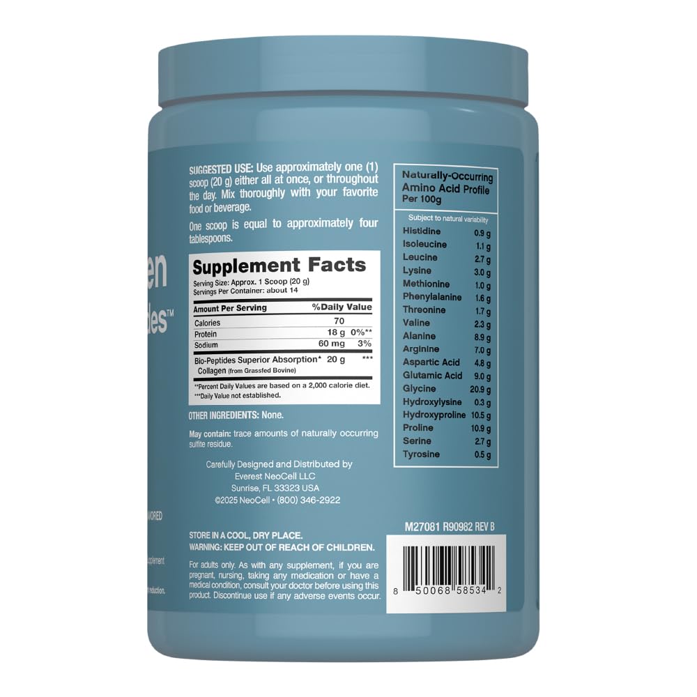 NeoCell textura del polvo en primer plano, solubilidad y mezcla rápida destacadas