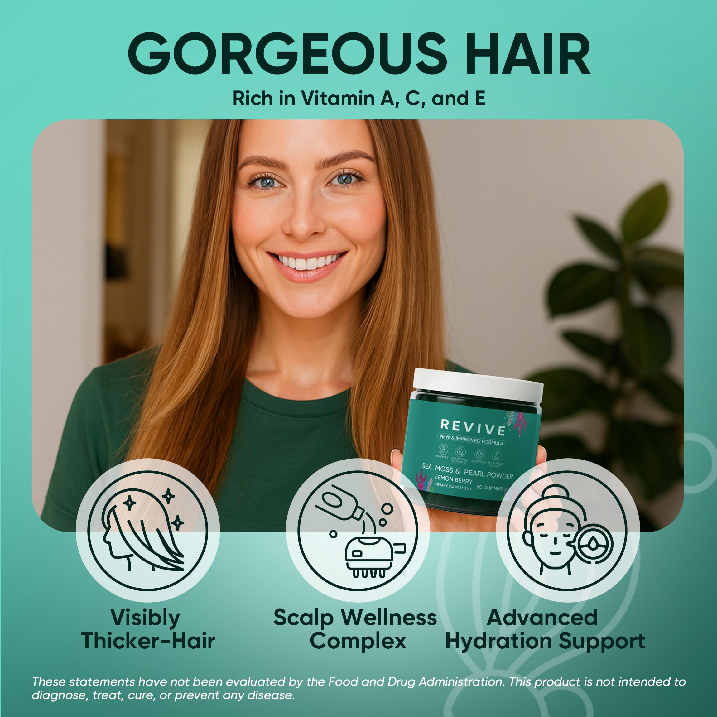 Neonomicon gráfico de beneficios, resumen visual de cabello piel y uñas