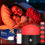 Neporal REDIX vista frontal mostrando luz roja suave y diseño compacto