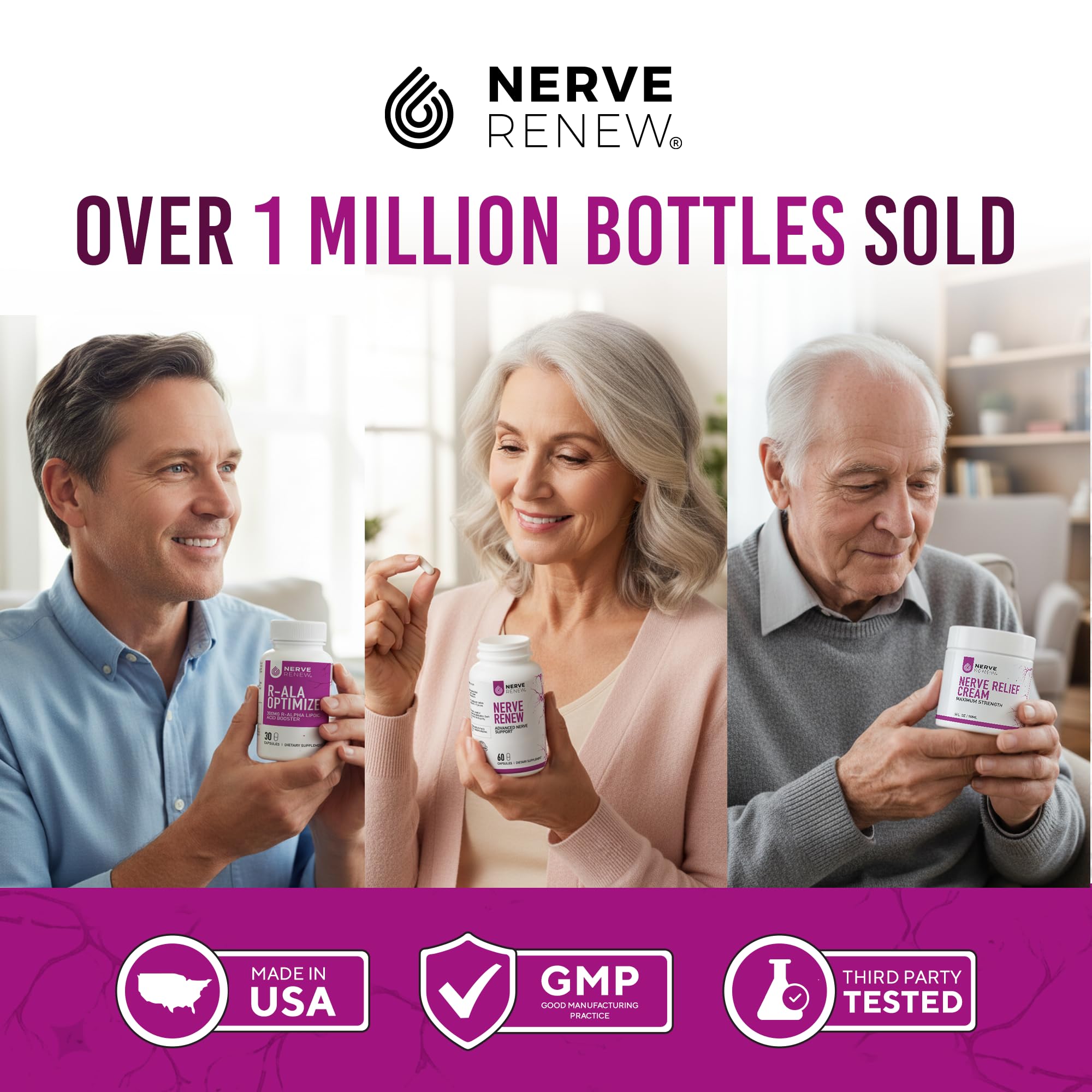 NERVE RENEW en entorno de estilo de vida saludable sugiriendo bienestar