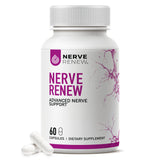 NERVE RENEW frasco frontal mostrando etiqueta clara y beneficios visibles