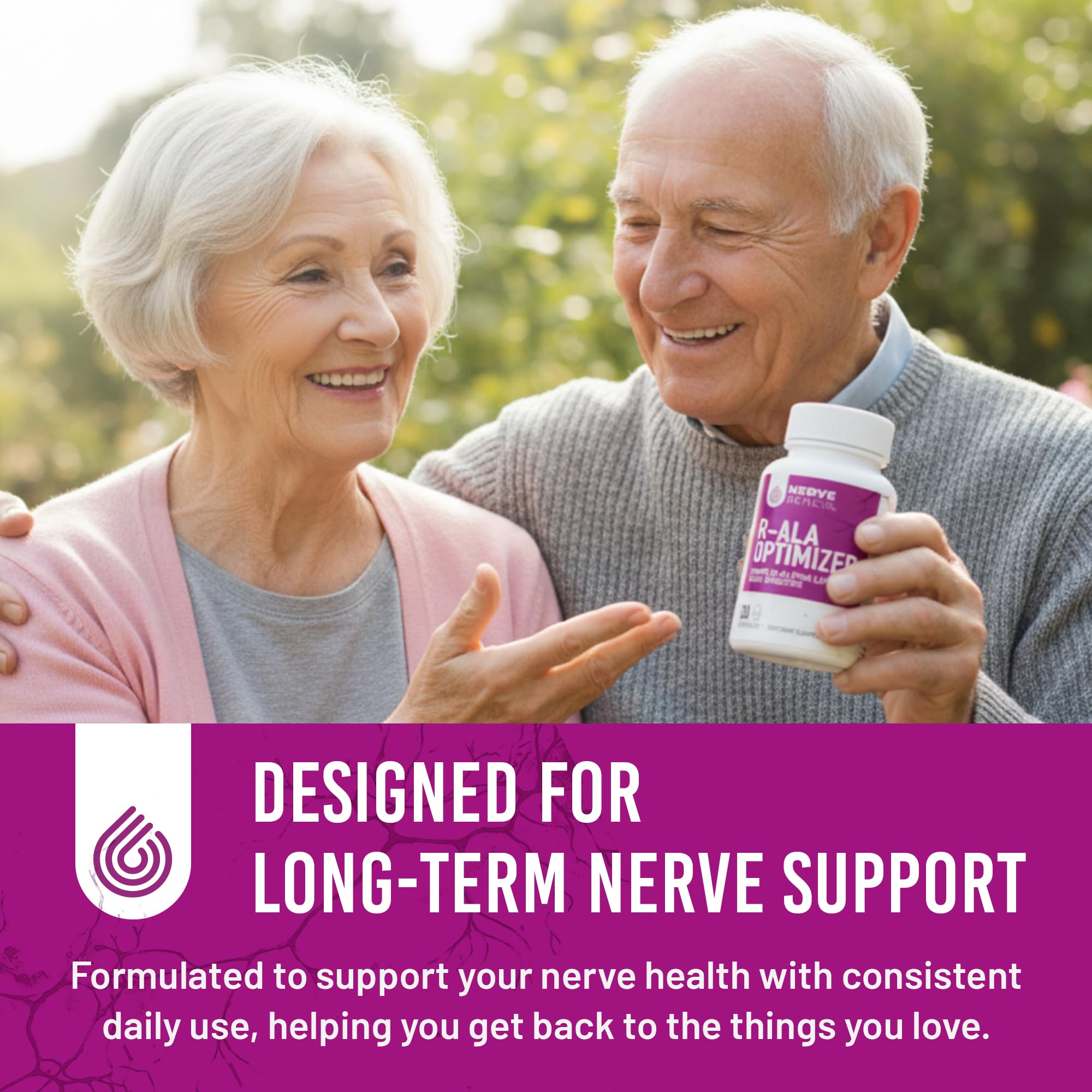 NERVE RENEW envase abierto con cápsulas visibles, muestra accesibilidad y conveniencia