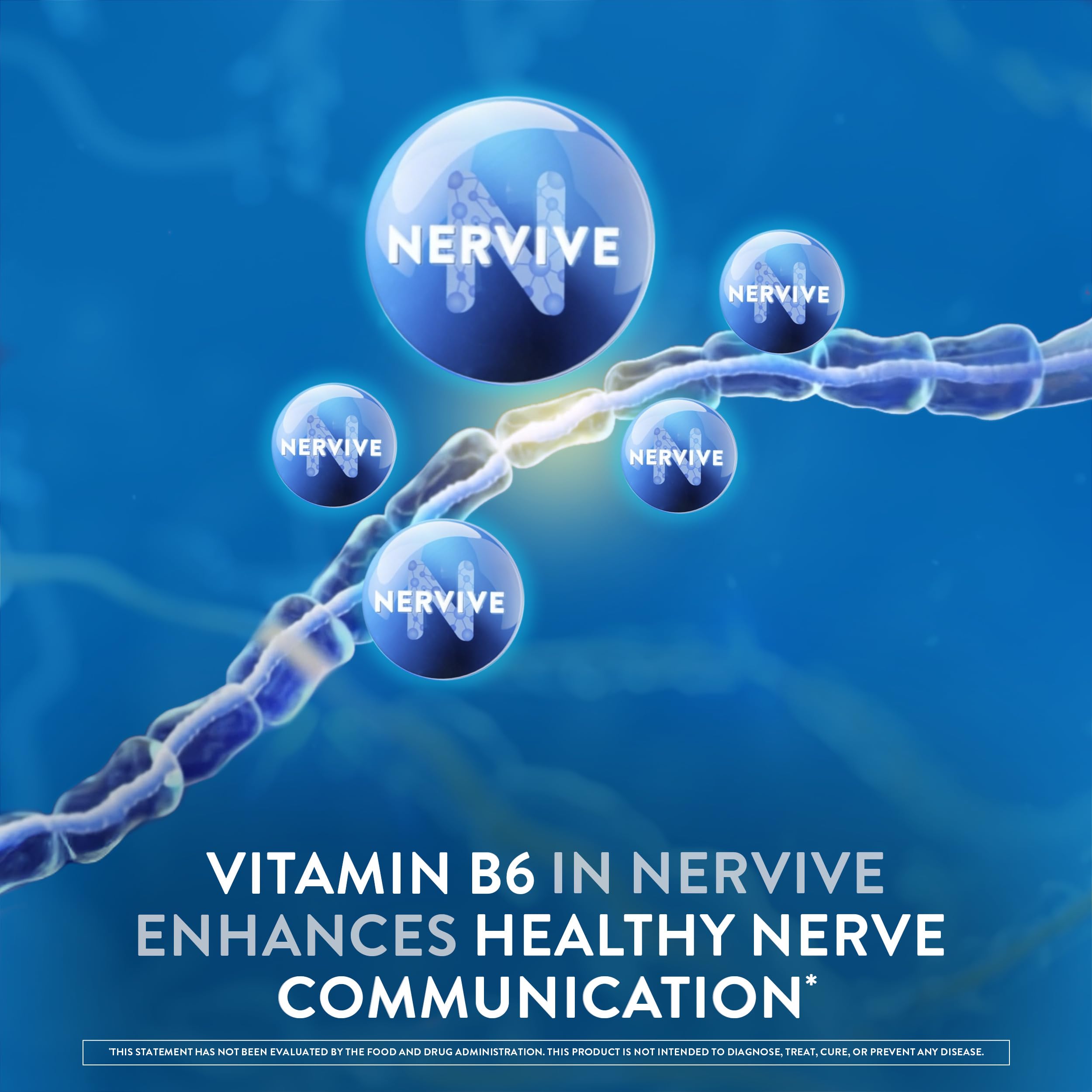 Nervive etiqueta con información nutricional para transparencia del producto