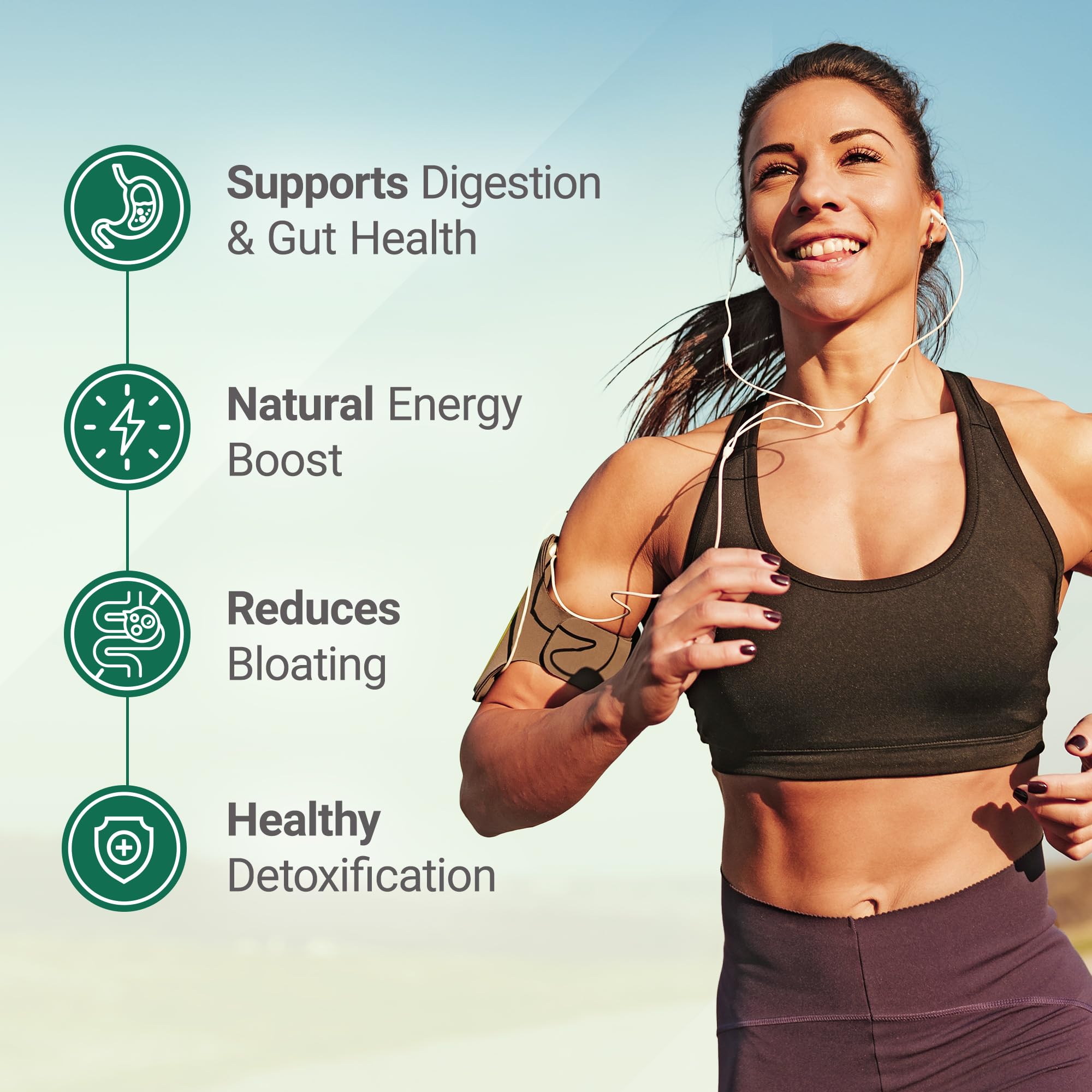 Nested Naturals batido verde en mano como opción nutritiva diaria