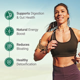 Nested Naturals batido verde en mano como opción nutritiva diaria