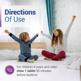 Nested Naturals imagen de manzanilla y valeriana aledañas a tabletas, ingredientes naturales