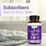 Nested Naturals Luna presentación abierta con 60 cápsulas para suministro