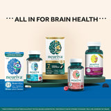 NEURIVA etiqueta con lista de ingredientes clave y beneficios explicados