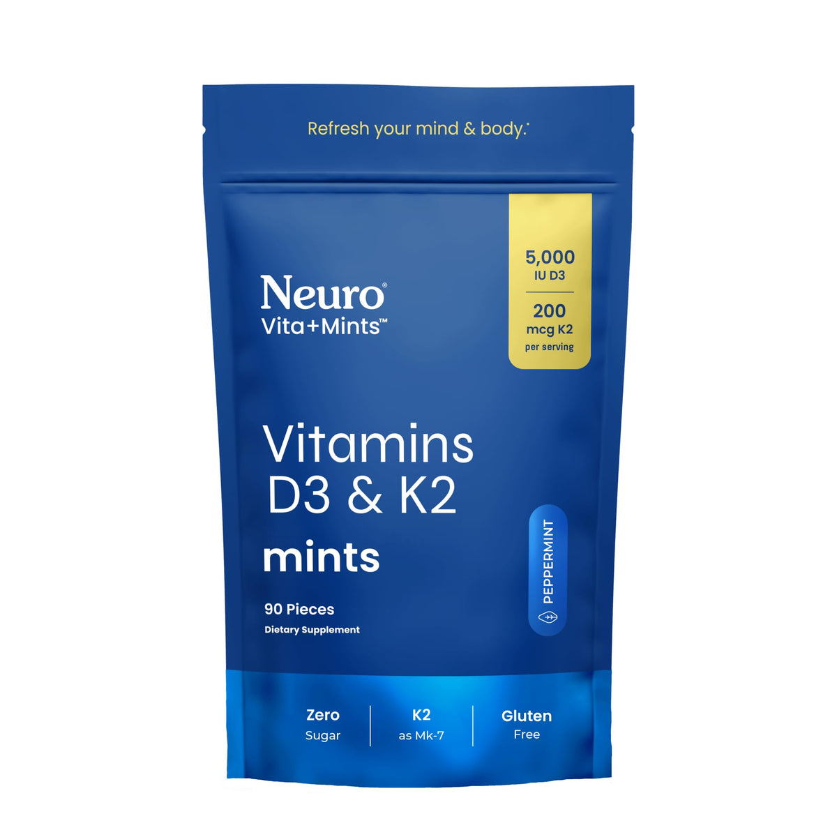 Neuro frasco frontal mostrando presentación y cantidad, comodidad para llevar