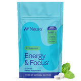 Neuro mints frontal mostrando el envase compacto y la conveniencia portátil