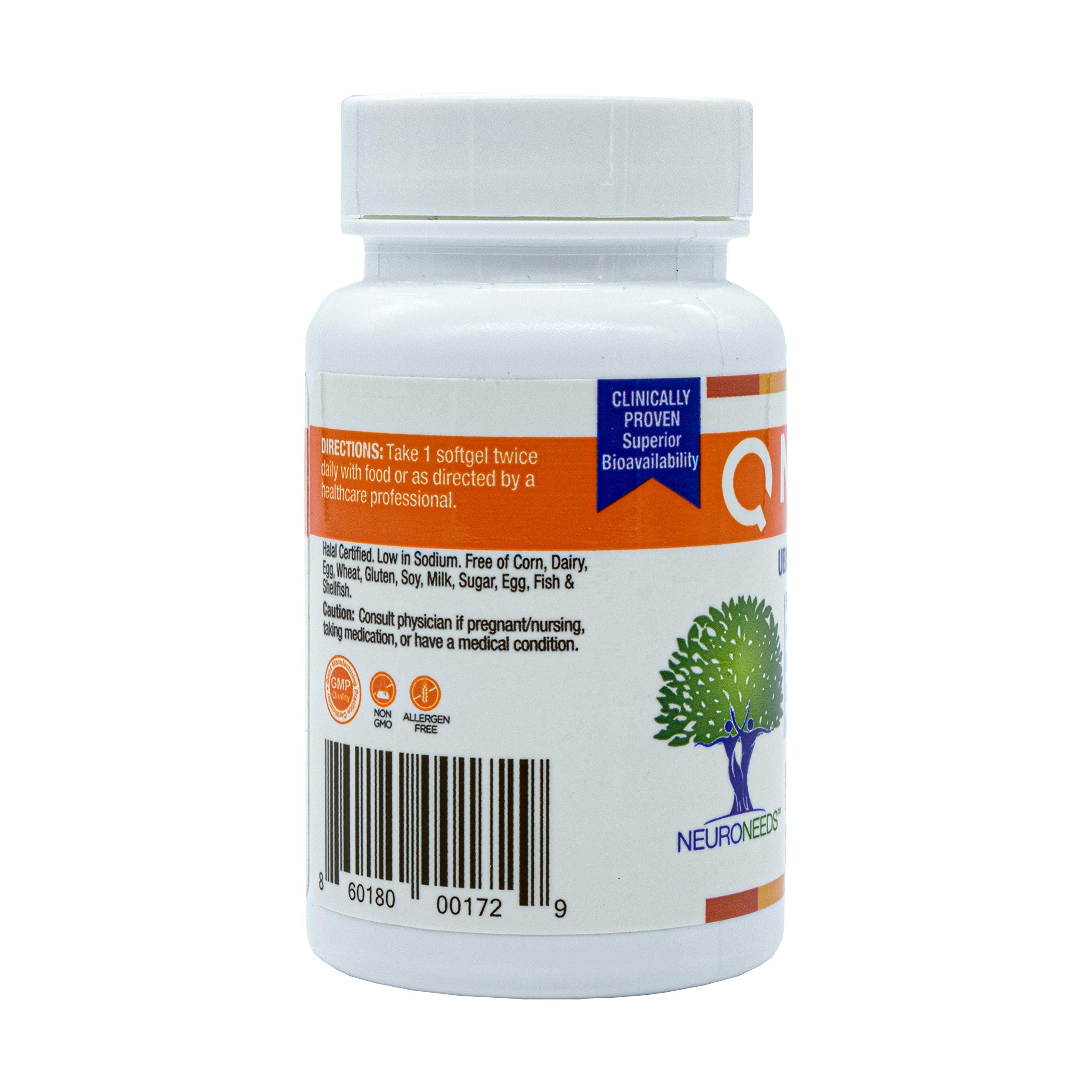 Neuro Needs envase abierto con varias cápsulas para visualizar cantidad y forma