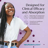 Neurobiologix etiqueta con ingredientes y beneficios visibles para confianza informada
