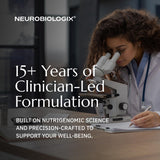 Neurobiologix composición con zinc y boro destacando soporte de cofactors