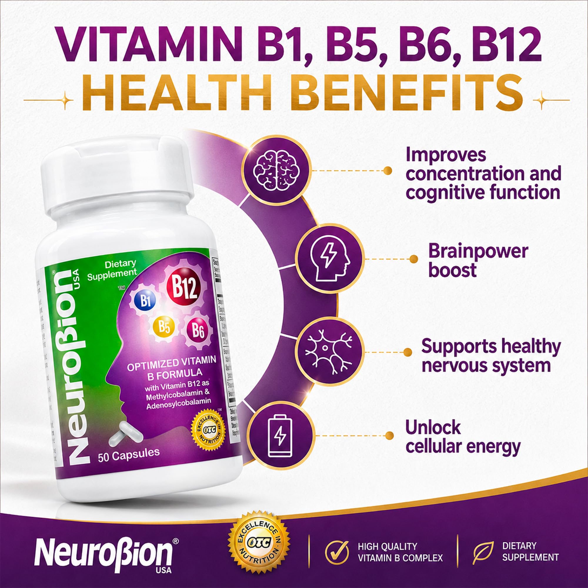 Neurobion etiqueta cerca con información de vitaminas, lectura legible rápida