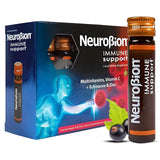 Neurobion envase frontal mostrando 10 viales, conveniencia portátil