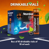 Neurobion etiqueta con ingredientes y dosis visibles, información clara