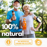 Comparación tamaño cápsula Neurobion Turmeric junto a una moneda