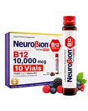 Neurobion viales frontal mostrando el envase y la dosis alta