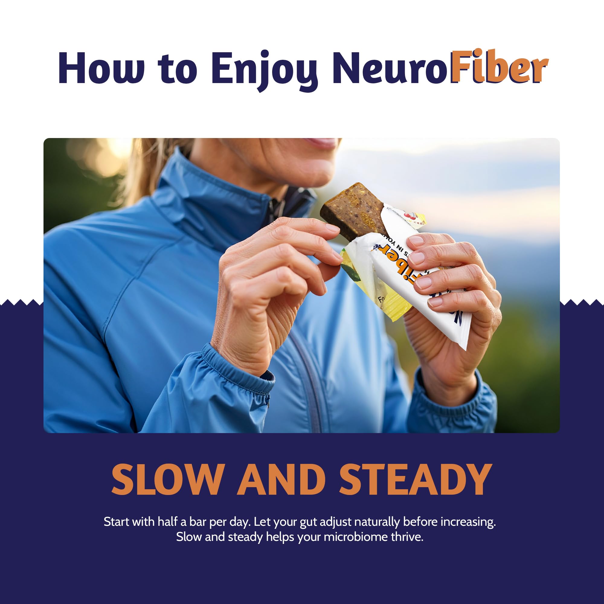 NeuroFiber etiqueta nutricional enfocada para información clara y transparente