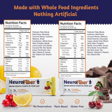 NeuroFiber ingredientes naturales como nueces y semillas que alimentan microbioma