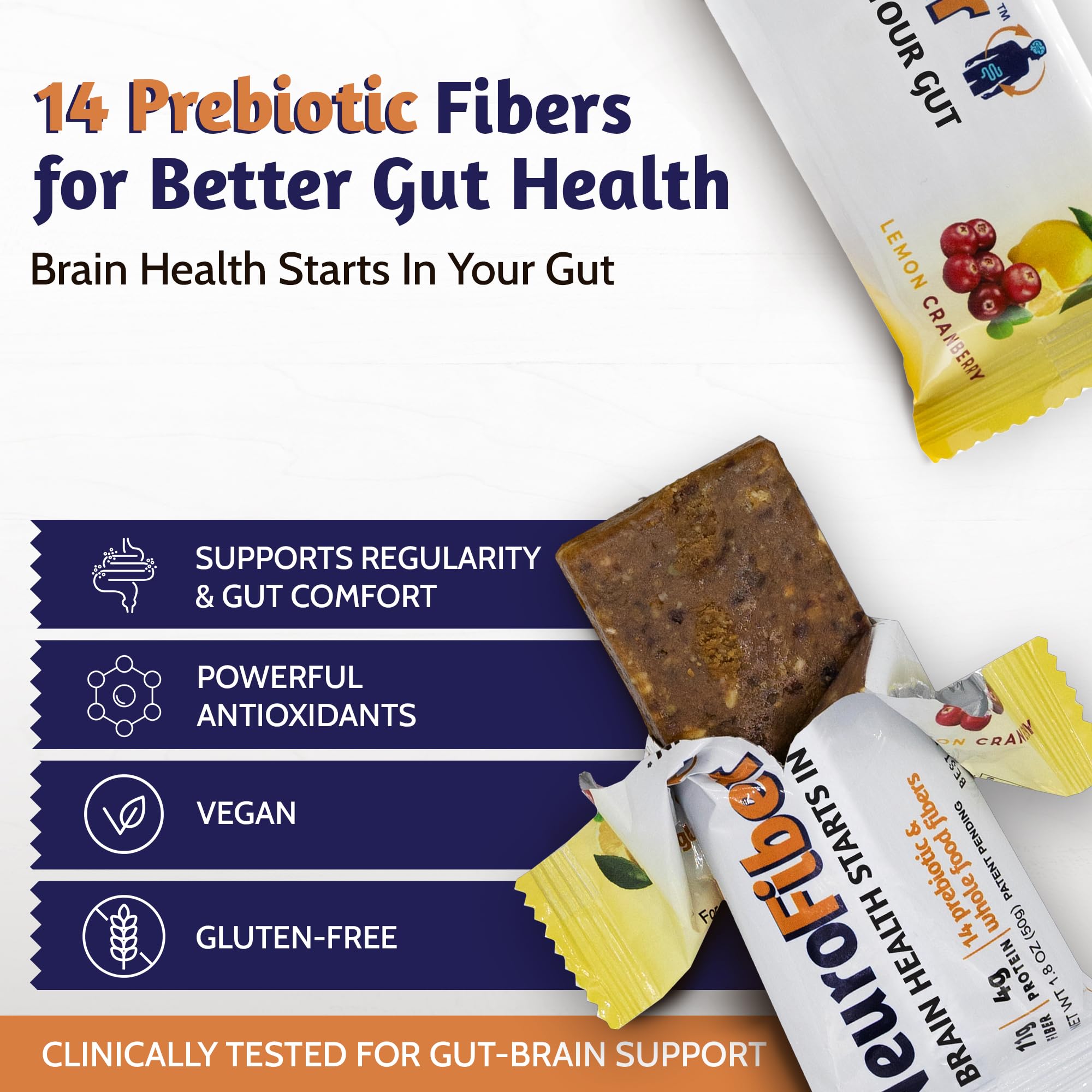 NeuroFiber textura interior en corte mostrando fibra y semillas beneficiosas