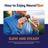 NeuroFiber barra en escritorio como snack que apoya rutina cotidiana