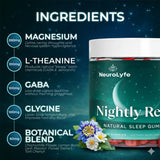 Neurolyfe detalle de la textura de las gomitas fresa, aspecto apetecible