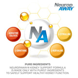 NeuropAWAY etiqueta con ingredientes y cantidades visibles