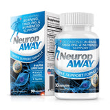 NeuropAWAY envase frontal mostrando la etiqueta y beneficios claros