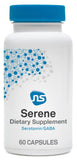 NeuroScience Serene frontal del envase mostrando beneficios y dosificación